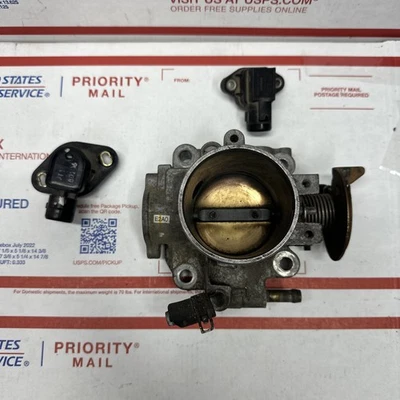 OEM 97-98 CRV B20b4 Corpo do Acelerador MANUAL SENSOR DE MAPA TPS MT 5 Velocidades OEM B20b - Imagem 1 de 4