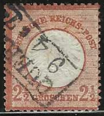 GERMANY (Empire)  1872  Scotts   #19   Used/H,  Very Fine  2 1/2gr - Image 1 of 2