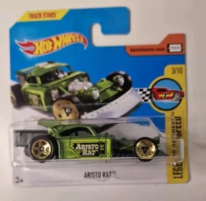 Hot Wheels 2017 #133/365 ARISTO RAT green Legends of speed 3/10 DVB16 Green - Picture 1 of 2