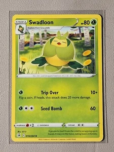 Swadloon 010/264 Pokemon card SWSH Fusion Strike uncommon NM - Imagen 1 de 1