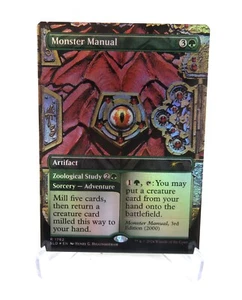 Monster Manual 1782 Borderless Rainbow Foil D&D Secret Lair MTG NM/M - Bild 1 von 1