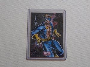 Alcione da Silva Marvel Bronze Age sketch card Rittenhouse Archives