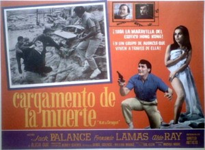 Jack Palance Fernando Lamas KILL DRAGON lobby card 1967