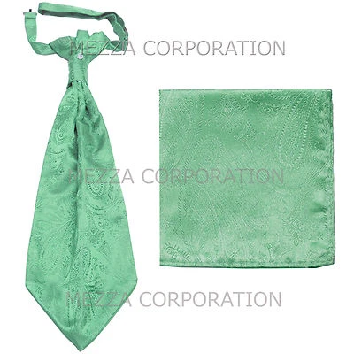 Nueva Corbata Vesuvio Napoli Para Hombre Poli Poli Poli Poli Poli Poli Poli Poli Poli Poli Poli Pañuelo Paisley Verde Aqua Foto 1 de 2