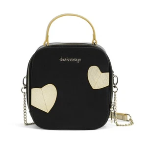 Nuevo That's Vintage Cuero Genuino Bolso Bandolera Correa Corazón PVP $229.99 - Imagen 1 de 9