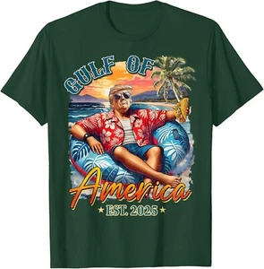 Divertida Camiseta Trump Gulf Of Us America Est 2025 Unisex - Imagen 1 de 11