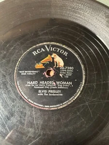 ELVIS PRESLEY Hard Headed Woman, Don't Ask Me Why 78 rpm shellac Rare 1958 - Imagen 1 de 6