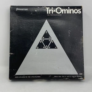 Vintage 1968 TRI-OMINOS Tile Board Game Pressman Corporation COMPLETE - Picture 1 of 3