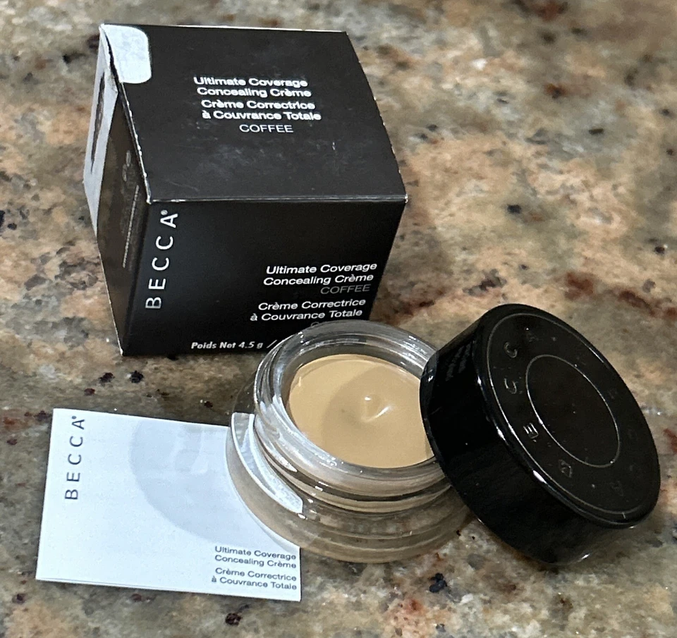 BECCA Cosmetics Ultimate Coverage Concealing Crème .16 OZ ~ Coffee NEW - Image 1 of 1