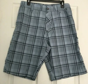 Karierte Herrenshorts Hurley International Größe 32 hellblau - Bild 1 von 3