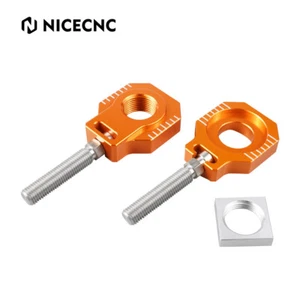 NICECNC Achsblöcke Axle Blocks Kettenspanner Für KTM EXC EXC-F XC-W XCF-W XC-F - Picture 1 of 7