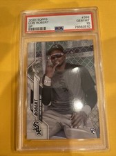 2020 Topps Series 2 Luis Robert Image Variation Rookie RC Short Print SP PSA 10