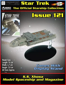 Eaglemoss Star Trek Starship Collection Issue 121: SS Xhosa Ship - NEW - Picture 1 of 7