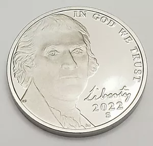 2022 S JEFFERSON *PROOF* NICKEL **FREE SHIPPING** - Picture 1 of 2