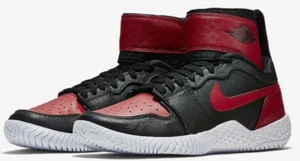 Nike Jordan Nike SERENA WILLIAMS X FLARE AJ1 878458-023 '23 Negro Rojo Universitario W - Imagen 1 de 10