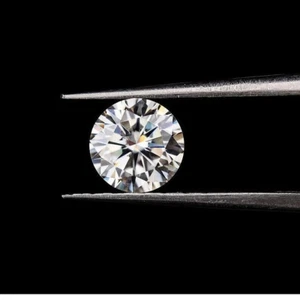 Certified Lab Grown 1 Carat ROUND Cut CVD Diamond D Color SI1 Clarity - Picture 1 of 5