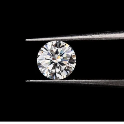 Certified Lab Grown 1 Carat ROUND Cut CVD Diamond D Color SI1 Clarity - Image 1 of 4