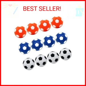 12 Pieces 32mm Foosball Balls Table Football Soccer Replacement Balls Multicolor - Picture 1 of 2