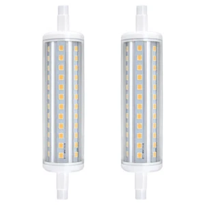 2 Pack 9W LED R7S 118mm Light Bulb J118 3000k Warm White Linear For Flood Lights - Picture 1 of 9