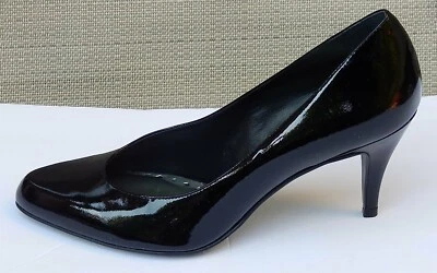 BCBGirls STELA ZAPATOS DE SALÓN DE CHAROL NEGRO GENUINO TACONES talla 9 NUEVOS AUTÉNTICOS Foto 1 de 4