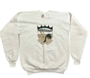 Vintage 90s Desert Storm Sweatshirt  Fruit of the Loom XL Raglan Made in USA - Picture 1 of 14