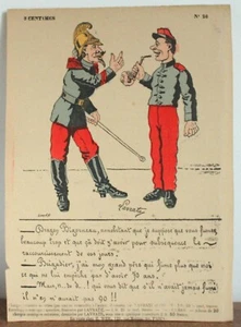 Gravur Zeichnung Karikatur Lavrate und Frisson 19. Jahrhundert Nr. 26 - Bild 1 von 1