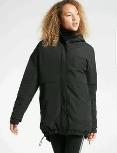 NWT Athleta Vortex Reversible Down Parka, Black SIZE M $348.00 #411426 Z03 - Picture 1 of 6