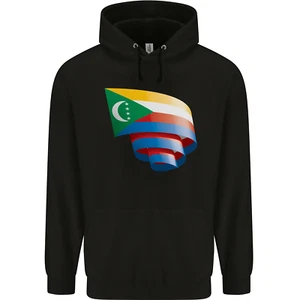 Sudadera con capucha de fútbol americano rizada del día de las Comoras para hombre 80 % algodón - Imagen 1 de 106