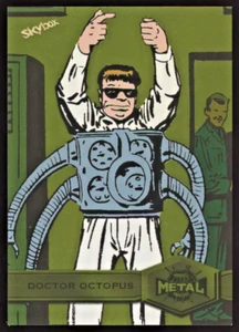 Doctor Octopus 2021 Skybox Spider-Man Marvel Metal Universe #122 Yellow FX - Bild 1 von 2