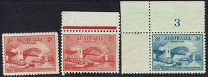AUSTRALIA 1932 BRIDGE 2D BOTH PRINTINGS AND 3D - Picture 1 of 2