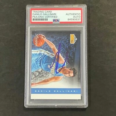2012-13 Panini Prestige #48 Danilo Gallinari Signed AUTO PSA Slabbed Nuggets - Image 1 of 2
