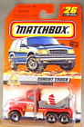 1999 Matchbox #26 Road Work Series 6 Peterbilt CEMENT TRUCK Orange w/Chrome 8 Sp