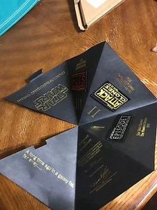 NEW Star Wars Episodes Embroidered Emblems Limited Edition 3402 Of 8000 Set of 6 - Picture 1 of 11