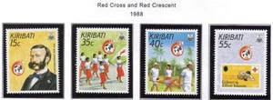 KIRIBATI MNH 1988 SG284-287 125TH ANV OF INTERNATIONAL RED CROSS - Picture 1 of 1