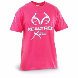 Gildan Real Tree Xtra T-Shirt L Short Sleeve Pink FAST SHIP! D27 - Picture 1 of 1