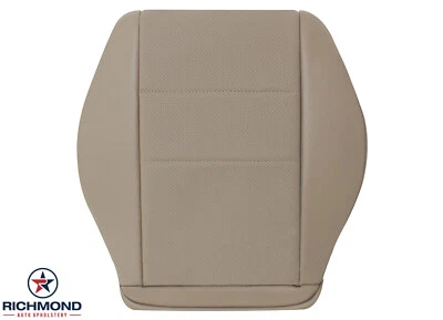 Mercedes Benz GLK 250 350 2008-2015 - Cubierta de asiento de cuero inferior del lado del conductor tostado Foto 1 de 4