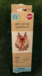 Gem Canvas Painting Kit 6.18 X 6.18 in Brand New - Picture 1 of 1