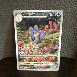Pokémon TCG Wugtrio 224/091 Paldean Fates Illustration Rare NM - Picture 1 of 6