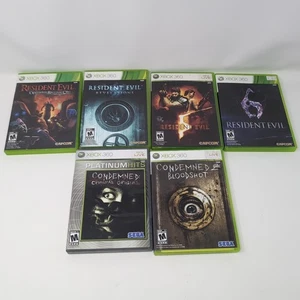 Xbox 360 Horror Lot: Condemned & Resident Evil: Revelations Operation Raccoon 5 - Picture 1 of 8