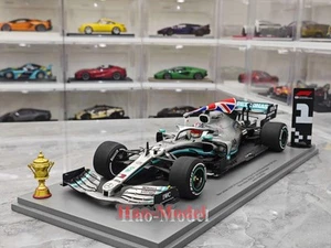 Spark 1:18 HAMILTON F1 W10 2019 UK Station Resin Diecast Model Car Hobby Gifts - Picture 1 of 18