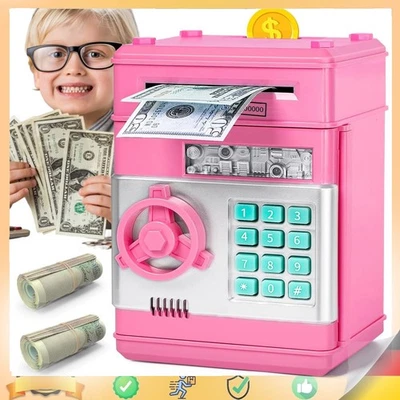 Elektronische ATM Spardose Geldautomat für Kinder Euro Münzen Sparschwein Sparen - Bild 1 von 4