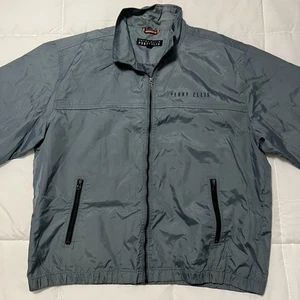 Perry Ellis Portfolio Men's 2XL Heavyweight Weather Full Zip Jacket Gray Nylon - Picture 1 of 9