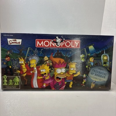 SIMPSONS Treehouse of Horror MONOPOLY Sealed New Hasbro 2005 VTG Collectors Read - Image 1 of 4