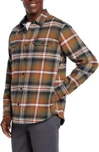 Orvis Men's Big Bear Heavyweight Flannel Shirt Cotton Multicolor Size L - Foto 1 di 10