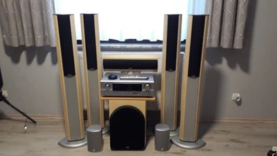 Teufel Boxen incl. Denon 1507 Verstärker - Bild 1 von 4