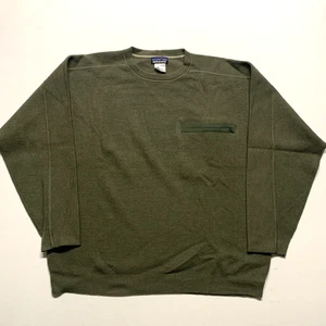 Suéter Vintage Patagonia Ridgeway Cuello Redondo Verde 100% Lana Para Hombre Talla XL - Imagen 1 de 7