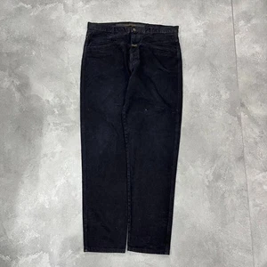 Rare Vintage 80s 90s M+FG Girbaud Wide Leg Black Denim Jeans Size XL. - Bild 1 von 10