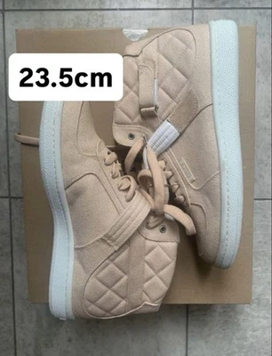 Chanel Lace Up Sneaker Shoes Canvas Size 37.5 US About7.5 For Women - Image 1 of 4