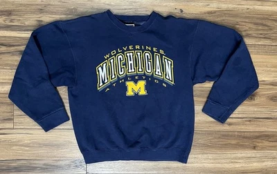 De colección Michigan University Wolverines Athletics ProPlayer años 90 cuello redondo talla M Foto 1 de 4
