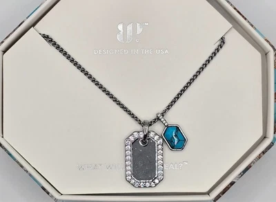 Collar Bomb Party Diciembre NK79876 Brillo Llamado y respondí - Hematita Foto 1 de 2